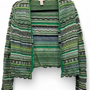 Chico's Multicolor Striped Women's Cardigan